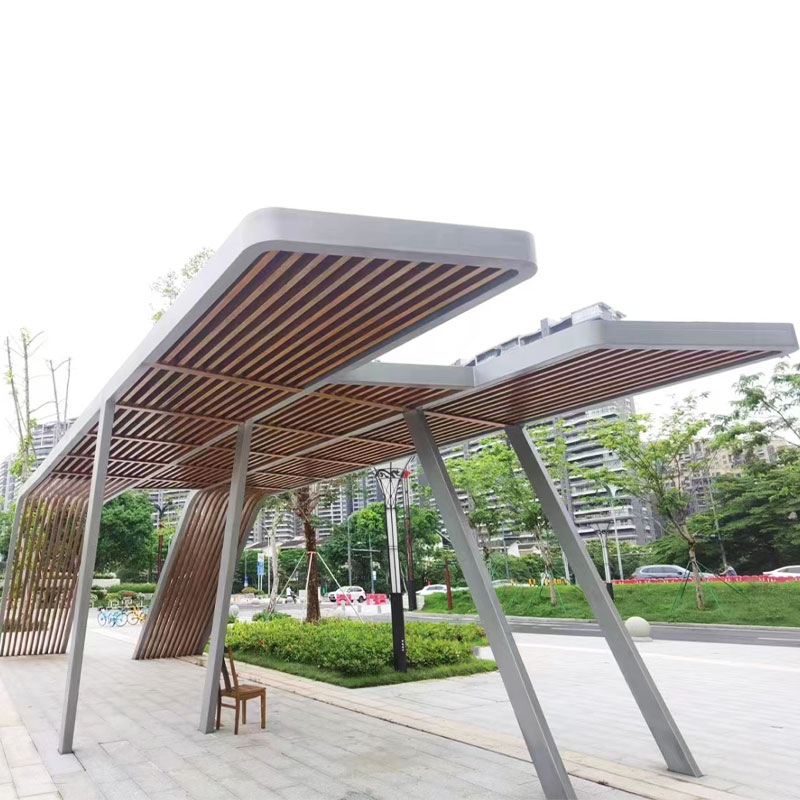 Pergola giả gỗ chất liệu composite