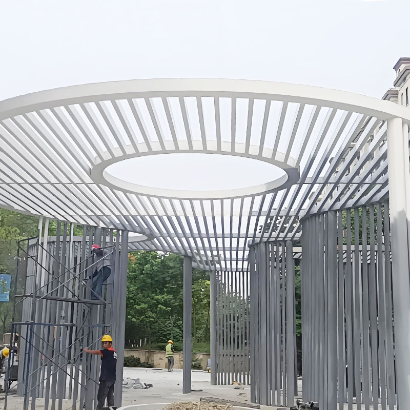 Pergola thép mạ kẽm