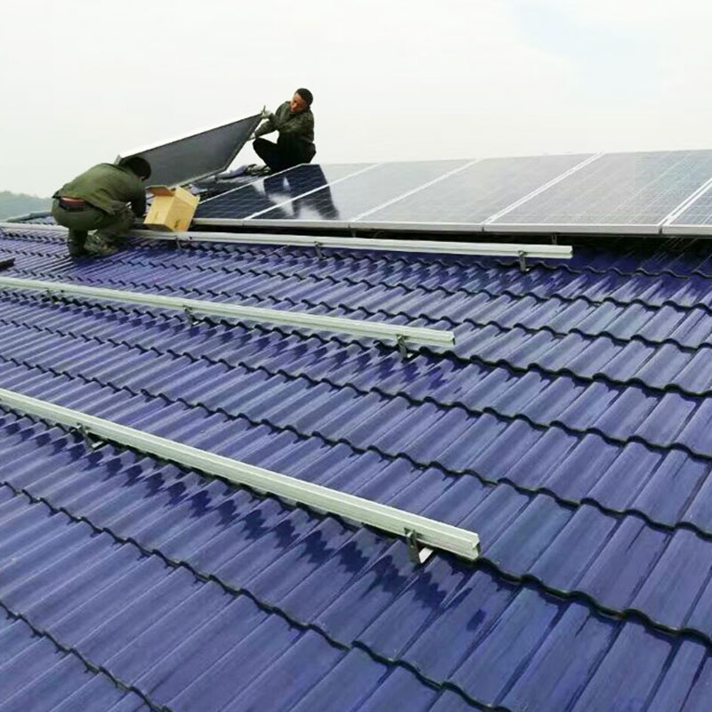 Mái dốc (mái ngói) khung năng lượng mặt trời
