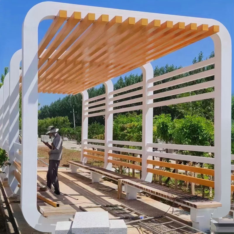 Pergola nghệ thuật bằng thép không gỉ